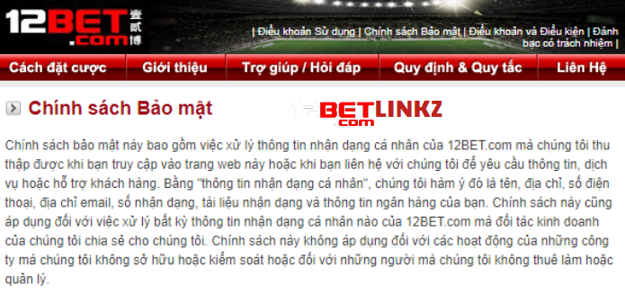 Đảm bảo an toàn 12bet Đảm bảo an toàn 12bet